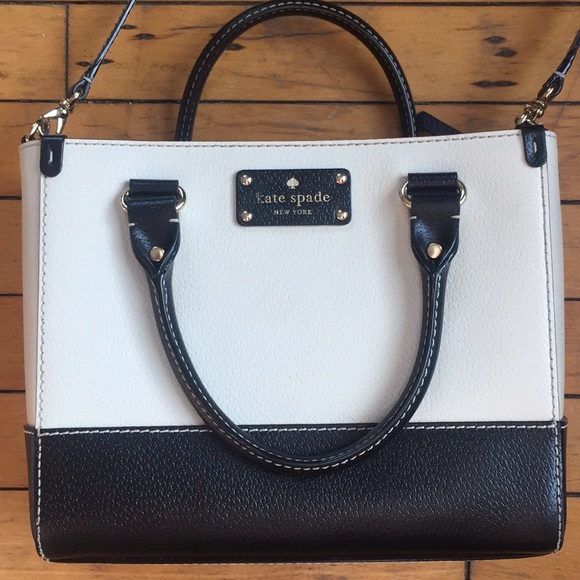 black and white kate spade